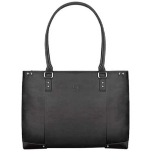 6361801_sa.jpg Jay Leather Tote for 15.6" Laptop - Black