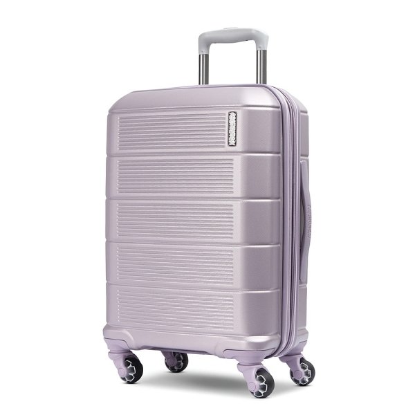 6512730_sd.jpg American Tourister - Stratum 2.0 22" Spinner Expandable Carry-On Suitcase - Purple Haze