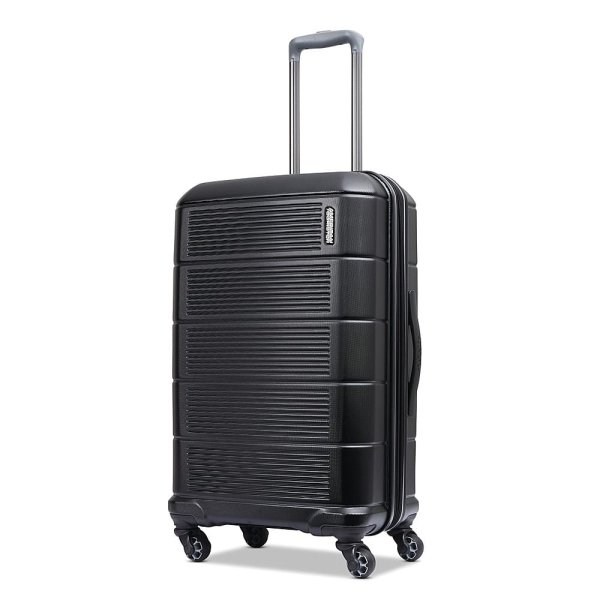 6512736_sd.jpg American Tourister - Stratum 2.0 27" Expandable Spinner Suitcase - Jet Black