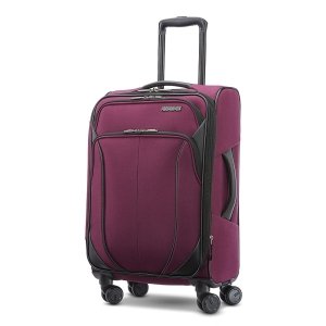 6527131_sd.jpg American Tourister - 4 Kix 2.0 24" Expandable Spinner Carry-On Suitcase - Purple Orchid