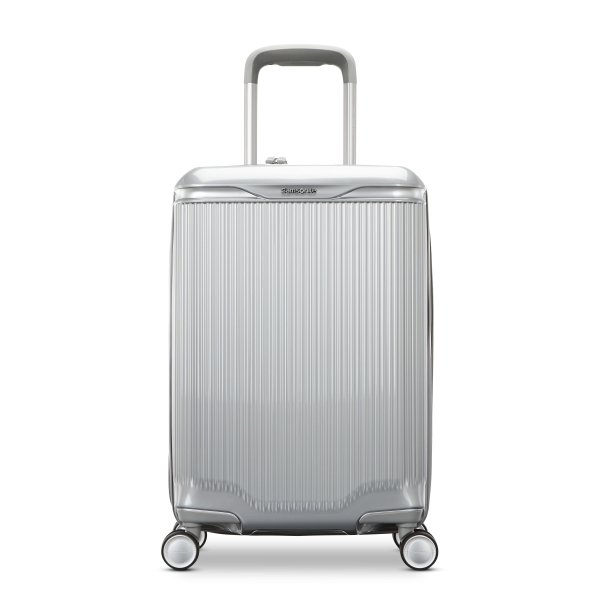 Silhouette 18 23" Expandable Spinner Carry On Suitcase - Metallic Silver