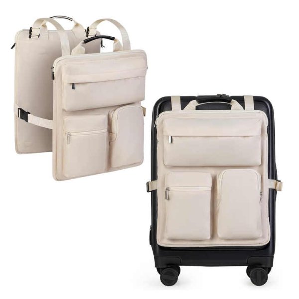 Hb6c31cf95c5f40e5a59410a5eedee852L.jpg_720x720q50.jpg Large Foldable Tote Duffle Bag Beige